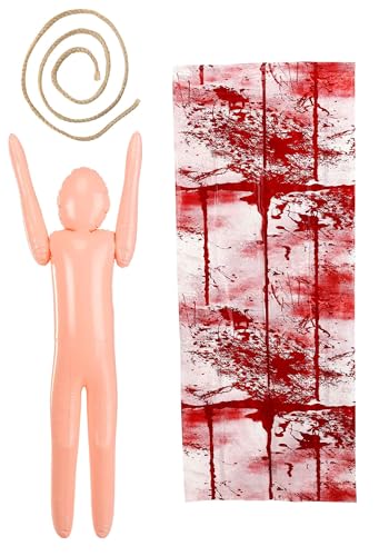 Bloody Body in Bag Prop