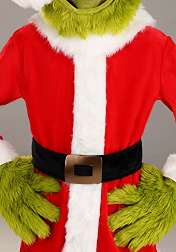 Kids' Grinch Santa Costume - Medium Size
