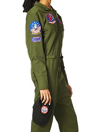 Rubie's Adult Officially Licensed Deluxe Top Gun Adult Sized Costume, As Shown, Large US