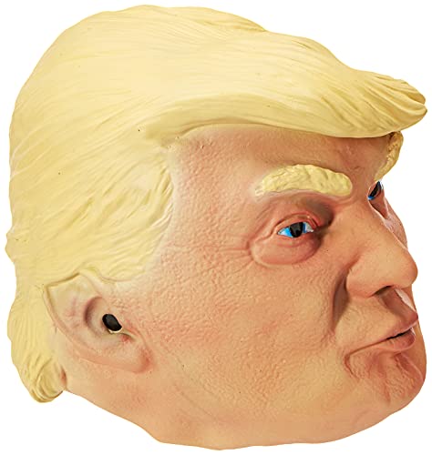 Disguise Men's Donald Trump Deluxe Mask, Multi, One Size