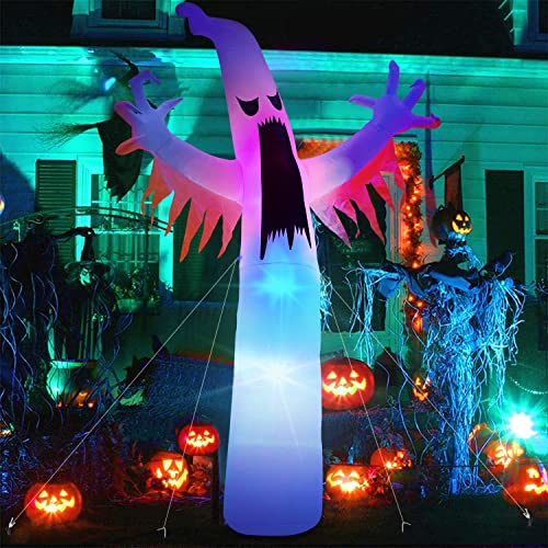 12 FT Giant Scary Ghost Inflatable for Halloween
