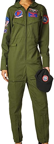 Rubie's Adult Officially Licensed Deluxe Top Gun Adult Sized Costume, As Shown, Large US
