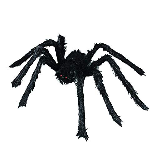 6 Halloween Realistic Hairy Spiders Props for Indoor and Outside Decoration 36” 30” 24” 18” 18” 12”