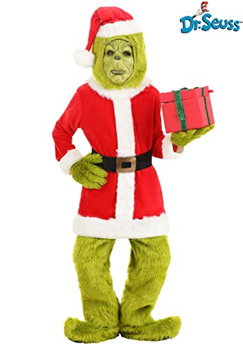 Kids' Grinch Santa Costume - Medium Size