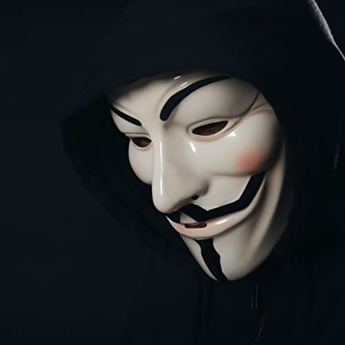 Diximus V for Vendetta Mask Anonymous Guy Fawkes Halloween Mask Hacker Mask