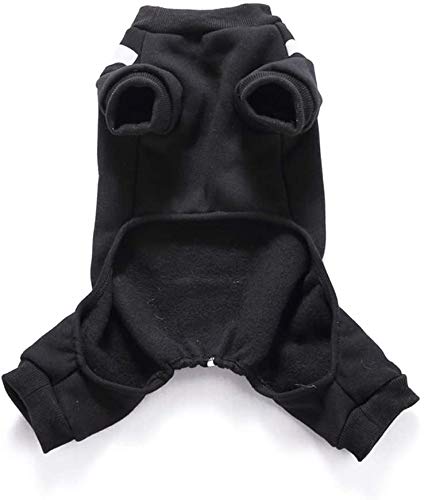 Wizland Pet Jumpsuit Halloween Skeleton Dog Costumes Clothes Apparel for Puppy Dog Cat Puppies. Small