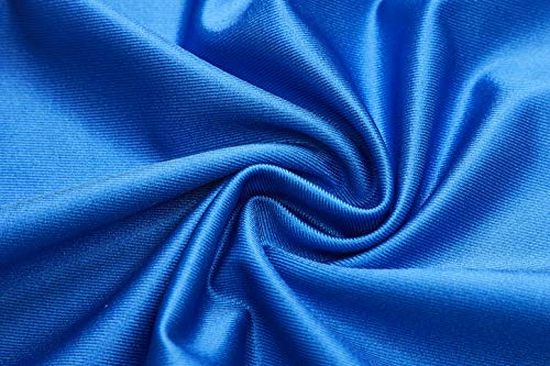 yolsun Cheerleader Costume for Girls Halloween Cute Uniform Outfit (120(4-5y), Blue)