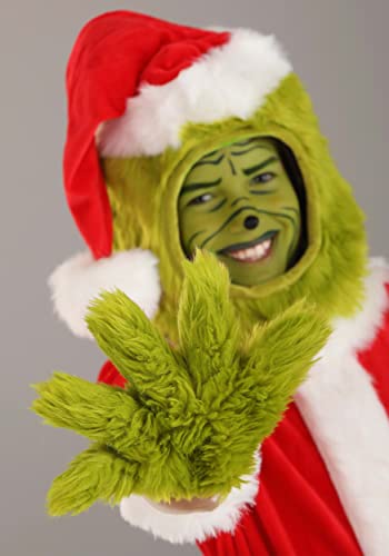 Kids' Grinch Santa Costume - Medium Size