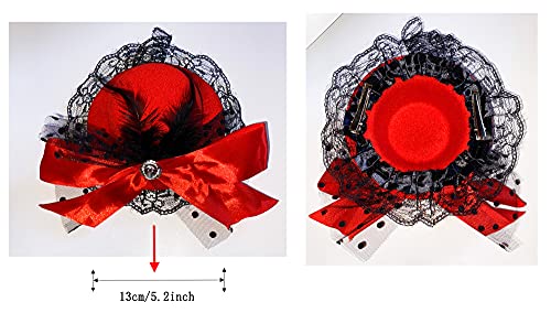 Mecamelon Girls Vintage Cruella Halloween Costume Dress Up Dalmatian Print Outfit (8-9 Years, White)