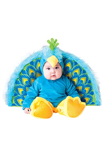 Fun World Baby Girls' Precious Peacock Costume Medium (12-18 Months) Blue