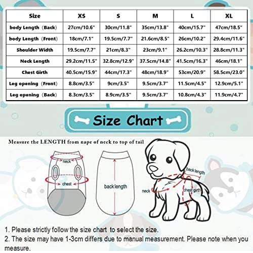 Wizland Pet Jumpsuit Halloween Skeleton Dog Costumes Clothes Apparel for Puppy Dog Cat Puppies. Small