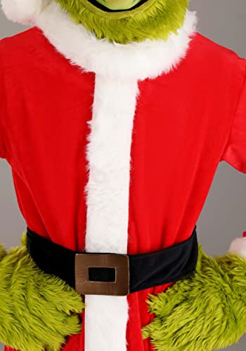 Santa Grinch Adult Costume - Open Face
