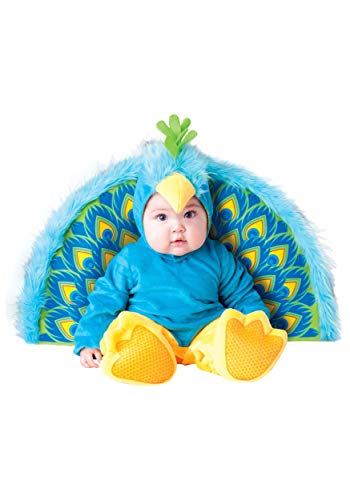 Fun World Baby Girls' Precious Peacock Costume Medium (12-18 Months) Blue