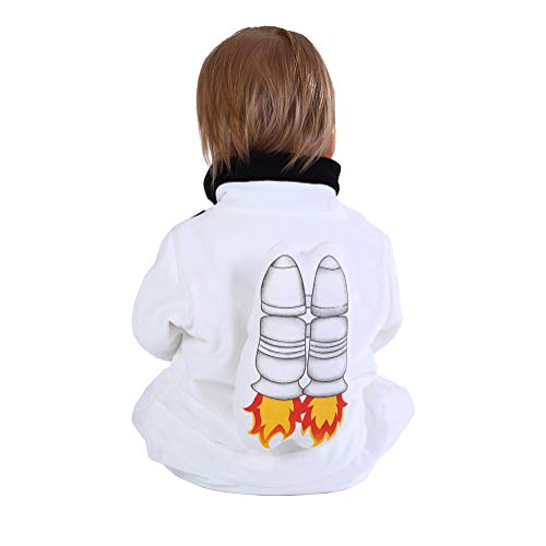 HSCTEK Baby Astronaut Costume, Infant Astronaut Costume for Baby Boys Girls, Baby Halloween Costume for Toddler Newborn 9-12Months