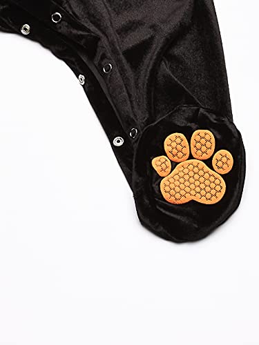 Fun World Unisex Baby Costumes Mini Meow Cat Infant-and-toddler-costumes, Black, S 6-12 Mos US