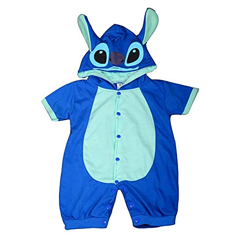 Dressy Daisy Baby Boys' Onesie Romper Halloween Birthday Fancy Party Costume Outfit Jumpsuit Size 9-12 Months, Blue