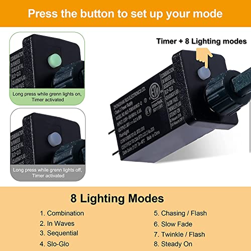 RECESKY 70 LED Bat String Lights - 22.6ft Halloween String Lights, Waterproof Plug in Light for Outdoor, Indoor Decor - Halloween Lighting for Garden, House, Halloween Party Decorations (Purple)