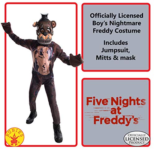 Five Nights At Freddy's Nightmare Fazbear Costume - Medium, Multicolor