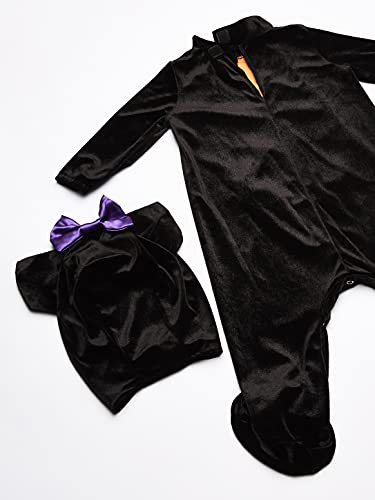 Fun World Unisex Baby Costumes Mini Meow Cat Infant-and-toddler-costumes, Black, S 6-12 Mos US
