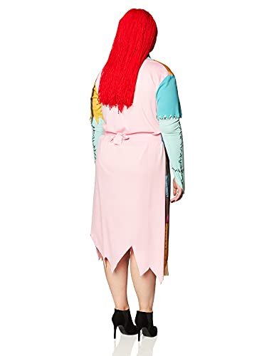 Disney womens Disguise the Nightmare Before Christmas Sally Classic adult sized costumes, Yellow/Red/Black/Green, XXL 22 24 US