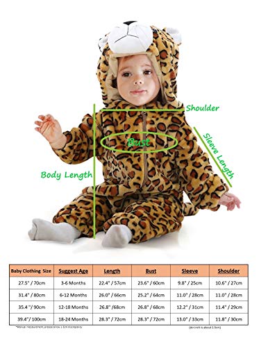 M&M SCRUBS Leopard Costume (12-18 Medium)