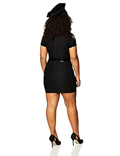 Dreamgirl Womens Dirty Cop Costume, Officer Anita Bribe Halloween Costume for Adults - Small