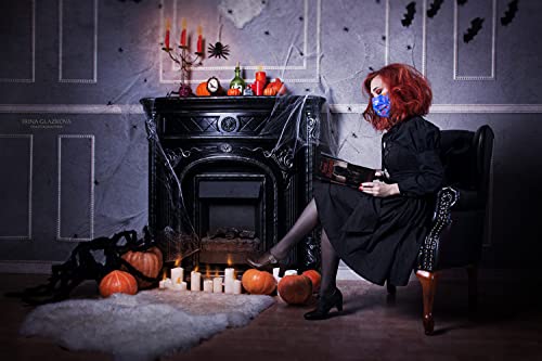 Disposable Face Mask Halloween - 50Pcs Printed Disposable Face Mask, 3 Ply Multicolored, Adult Face Masks for Women and Men