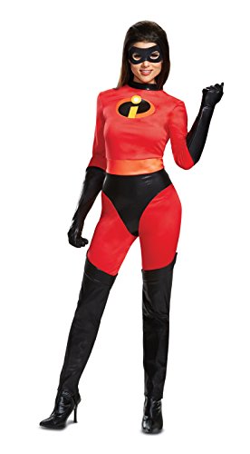 Disguise womens Mrs. Incredible Skirted Deluxe Adult Sized Costumes, Red, Medium US
