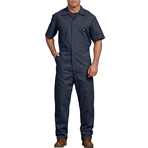 Dickies Men's Short Sleeve Coverall, Dark Navy, XX-Large Regular