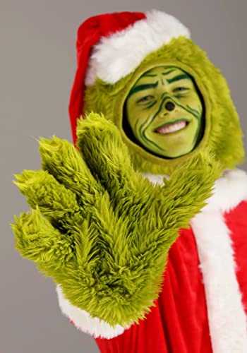 Santa Grinch Adult Costume - Open Face