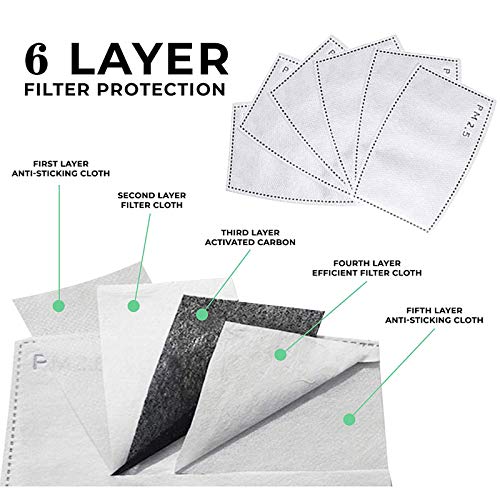 GenericABCDEFG 3Pcs Scary Clown Face Mask, Dustproof Breathable Reusable Adjustable Washable Horrible Smile Mouth Mask with 6 Filters Cool Christmas Winter Gifts for Adults Women Men