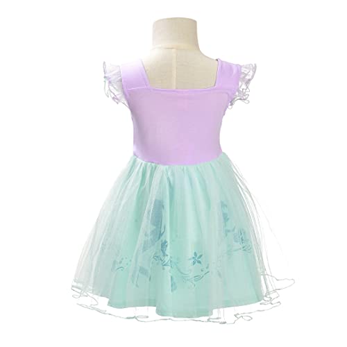 Dressy Daisy Princess Mermaid Dress Up Clothes Halloween Fancy Party Tulle Skirt Summer Outfit for Baby Girls Size 12-24 Months, Style 20