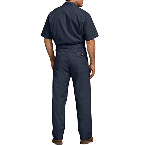 Dickies Men's Short Sleeve Coverall, Dark Navy, XX-Large Regular