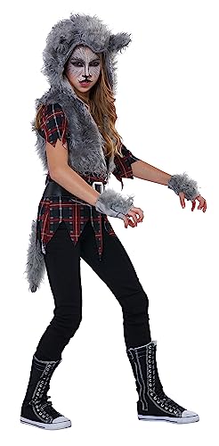 Girls Werewolf Costume X-Large