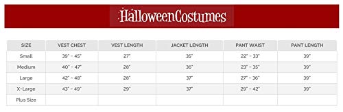 Dark Mad Hatter Costume X-Large Black