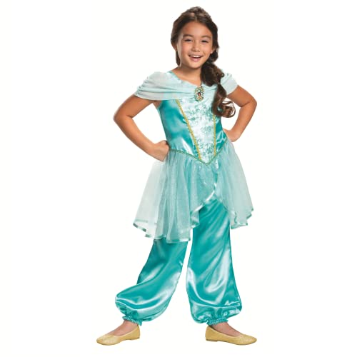 Disney Princess Jasmine Costume (Teal, M 7-8)