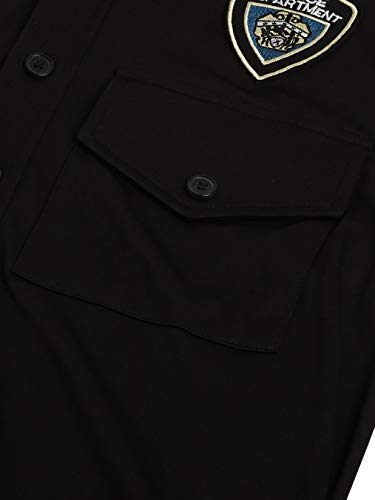 Dreamgirl Adult Mens Dirty Cop Officer Costume, Dirt Cop Officer Ed Banger Halloween Costume - Large