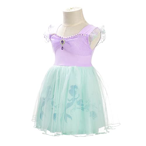 Dressy Daisy Princess Mermaid Dress Up Clothes Halloween Fancy Party Tulle Skirt Summer Outfit for Baby Girls Size 12-24 Months, Style 20