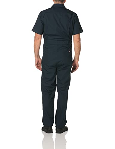 Dickies Men's Short Sleeve Coverall, Dark Navy, XX-Large Regular
