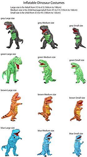 FUNNY COSTUMES T-Rex Dinosaur Costume Child Size 4-6 (Grey)