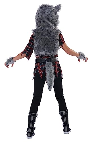 Girls Werewolf Costume X-Large