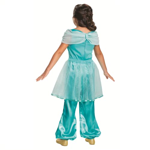 Disney Princess Jasmine Girls' Teal Costume, M (7-8)