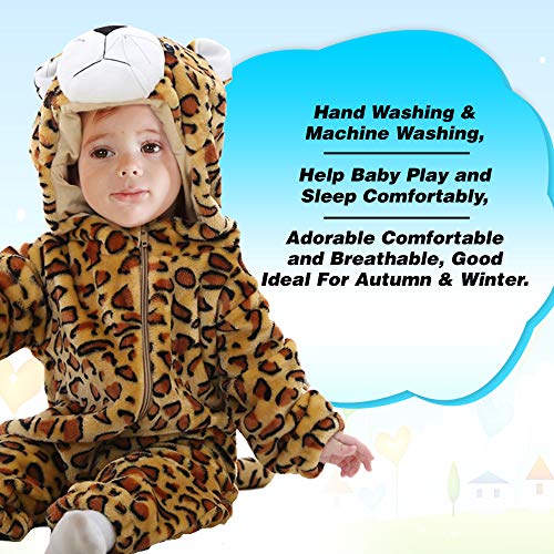 M&M SCRUBS Leopard Costume (12-18 Medium)