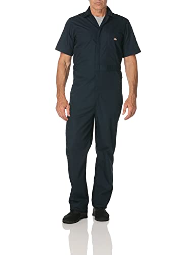 Dickies Men's Short Sleeve Coverall, Dark Navy, XX-Large Regular