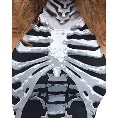 Bone A Field Babe Skeleton Costume - Adult Small Size, Multicolor - 2 Pcs.