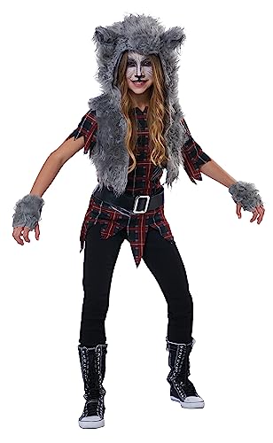Girls Werewolf Costume X-Large