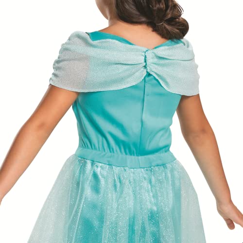 Disney Princess Jasmine Girls' Teal Costume, M (7-8)