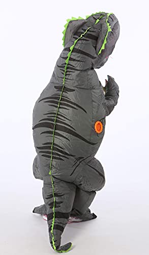 FUNNY COSTUMES T-Rex Dinosaur Costume Child Size 4-6 (Grey)