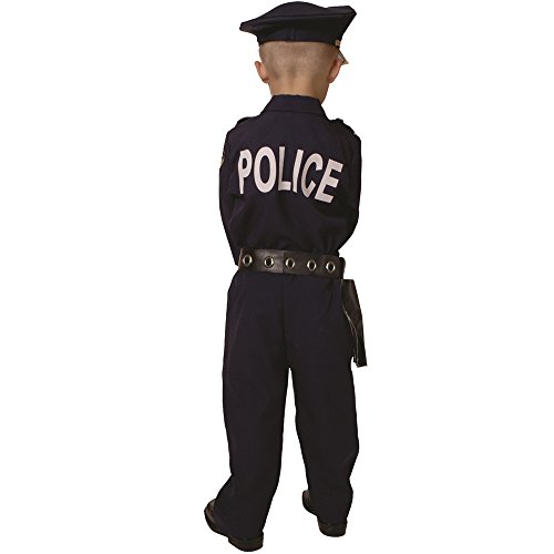 Deluxe Police Dress Up Costume Set - Small 4-6