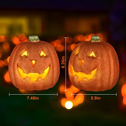BRIGHTDECK Jack O Lantern Halloween Party Decoration Lights Pumpkin Decor for Home Indoor1